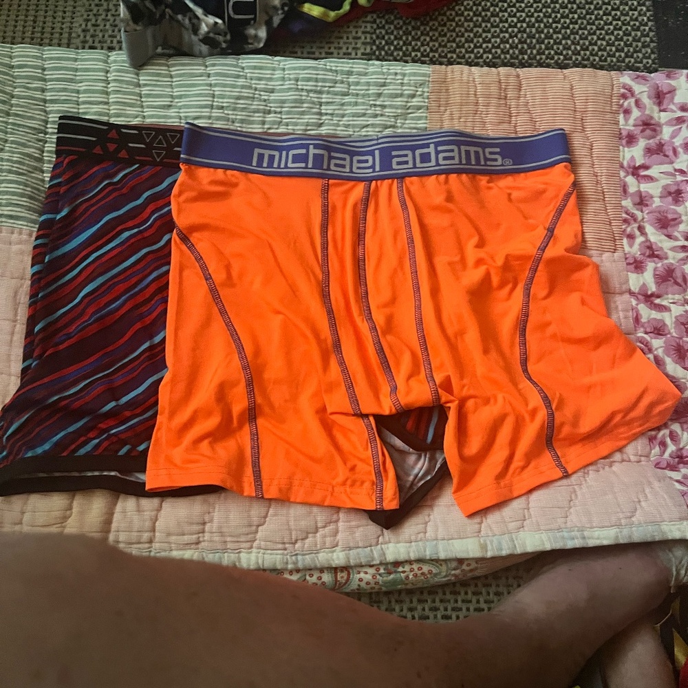 Michael Adams & Balance Tech Boxer Briefs (Microfiber) LARGE